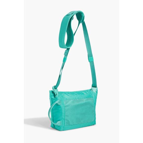 Acne Studios Mesh-paneled Ripstop Shoulder Bag - One Size - Jade - Picture 2 of 3